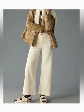 Anthropologie Maeve the Colette Wide Leg Corduroy Pant Size 29